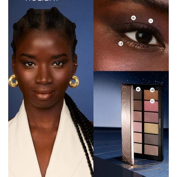 Lancome Rose Gold Eye Shadow Palette 0.55 oz. 12 Shades Each 0.046 oz - Picture 4 of 4